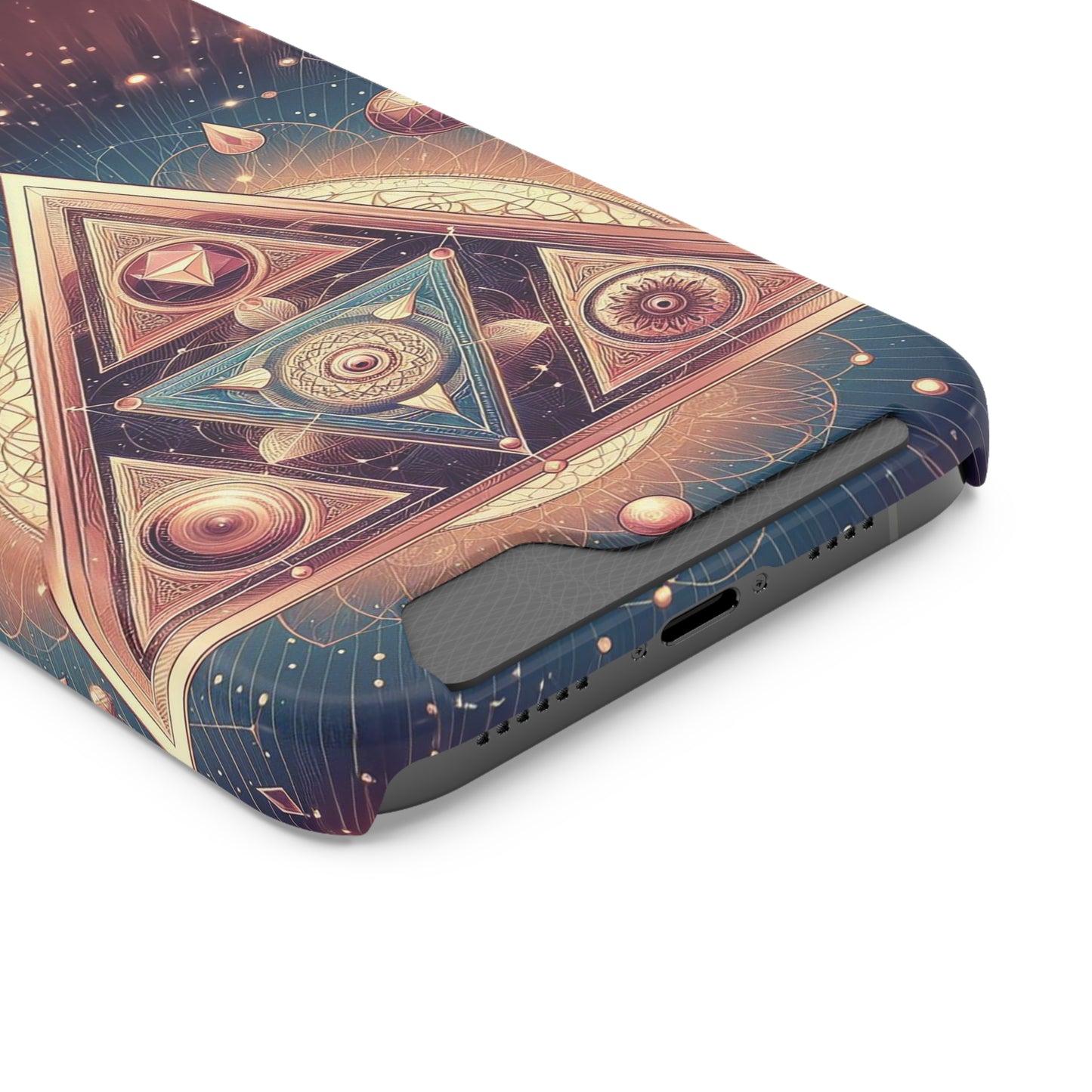 Divine Triangle | Phone Case With Card Holder