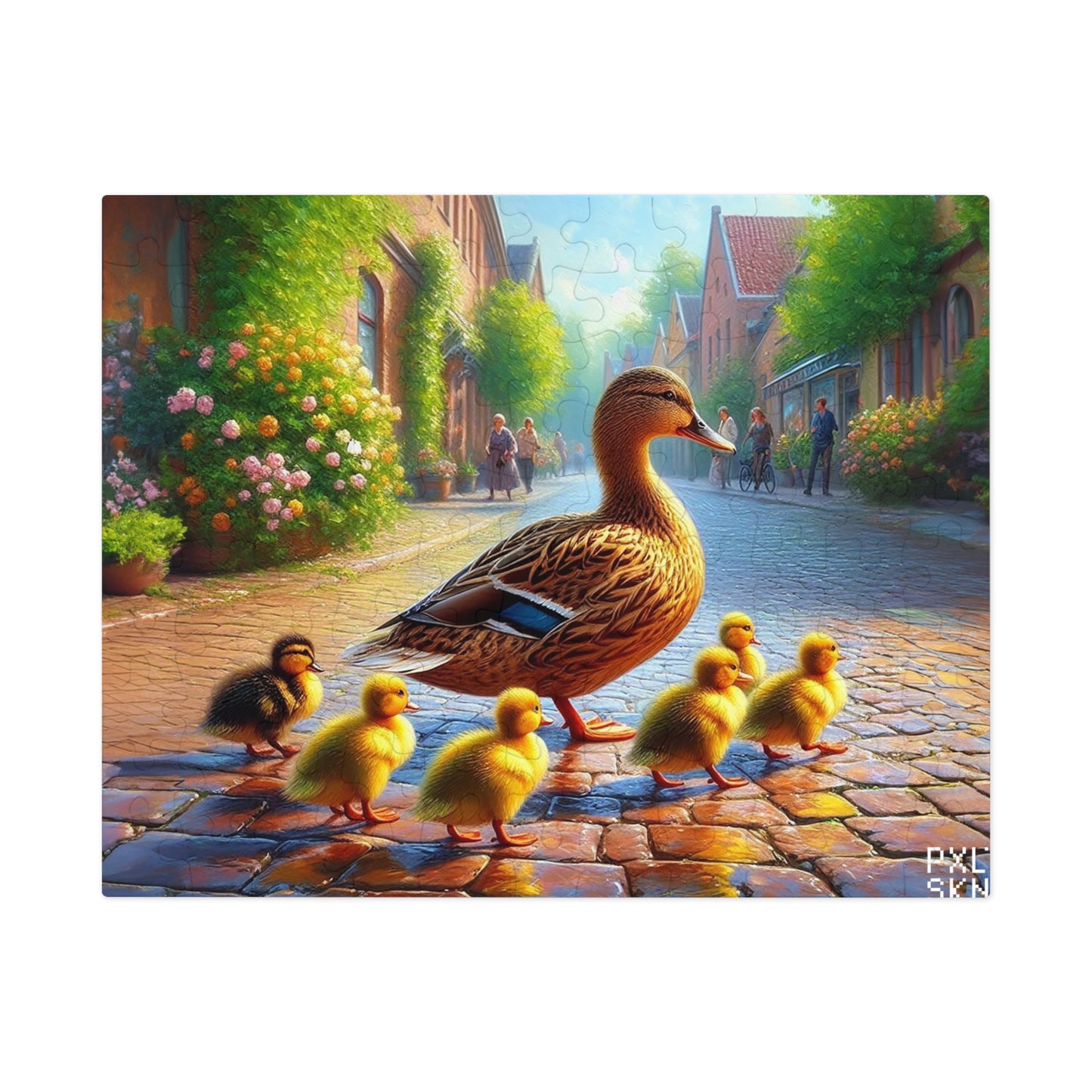 Duck Crossing | Jigsaw Puzzle (30, 110, 252, 500,1000-Piece)