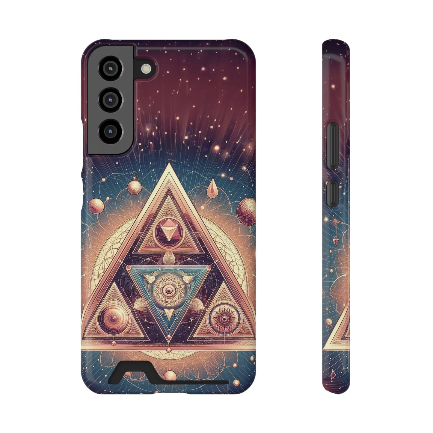 Divine Triangle | Phone Case With Card Holder