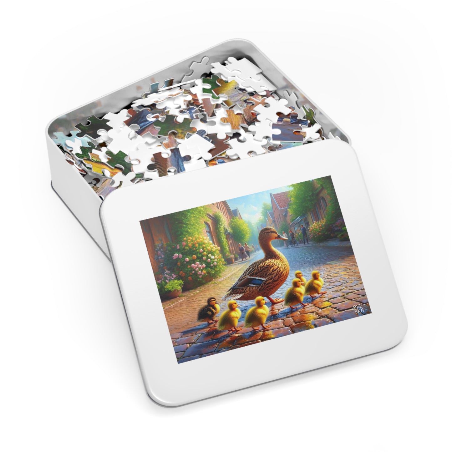 Duck Crossing | Jigsaw Puzzle (30, 110, 252, 500,1000-Piece)