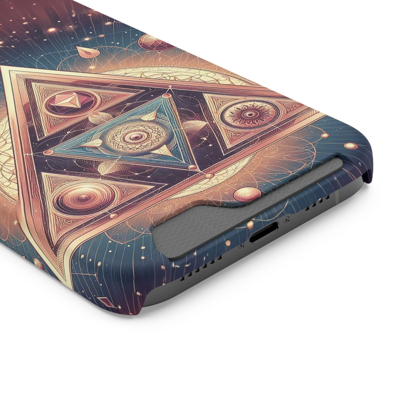 Divine Triangle | Phone Case With Card Holder