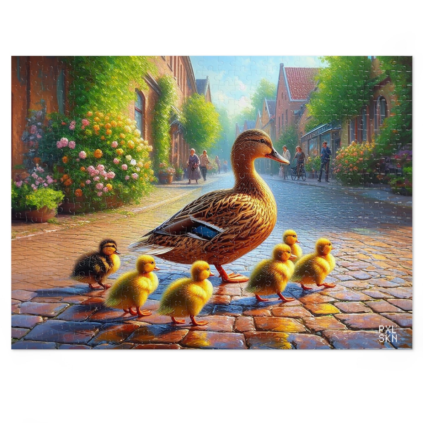 Duck Crossing | Jigsaw Puzzle (30, 110, 252, 500,1000-Piece)