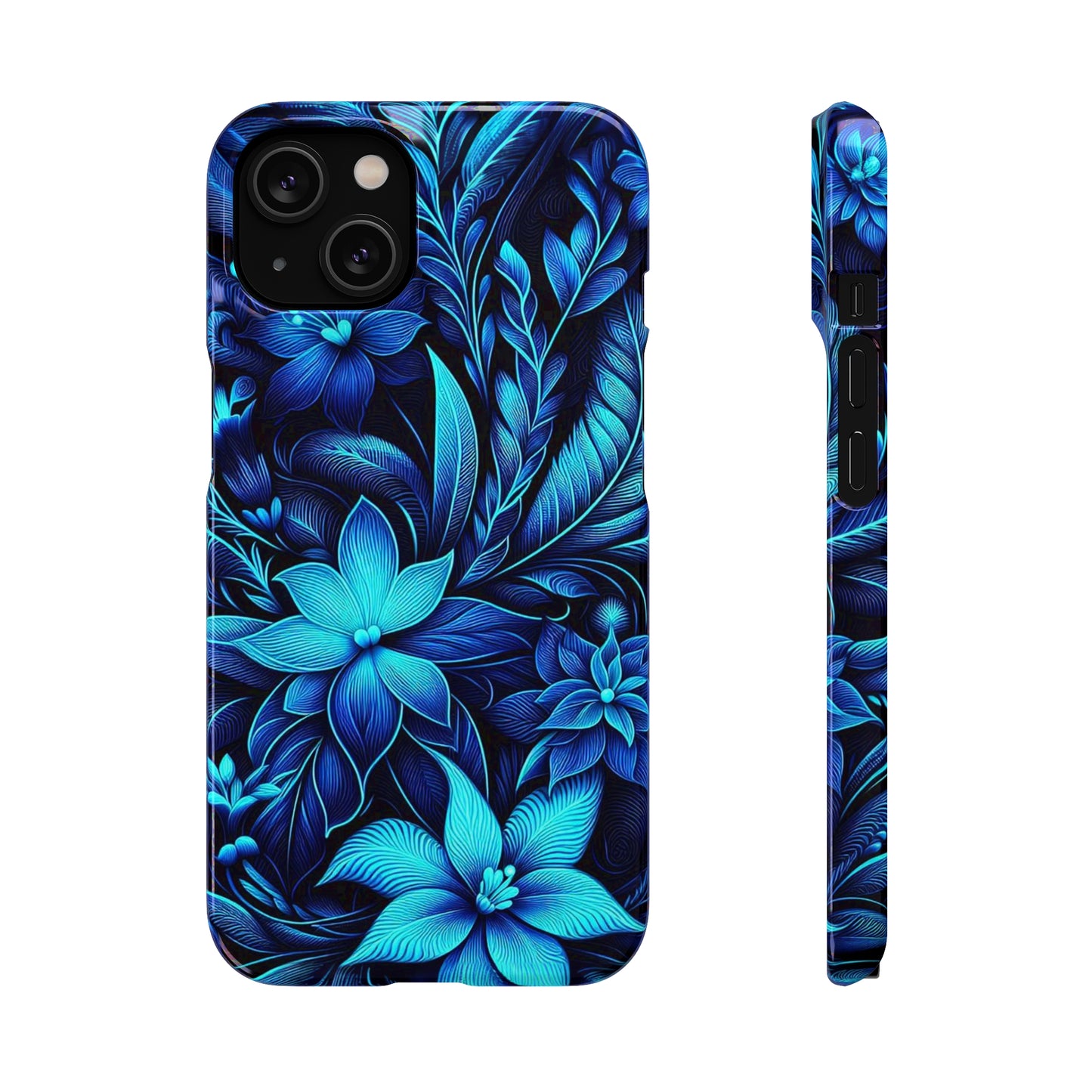 Botanical Blues | Snap Cases