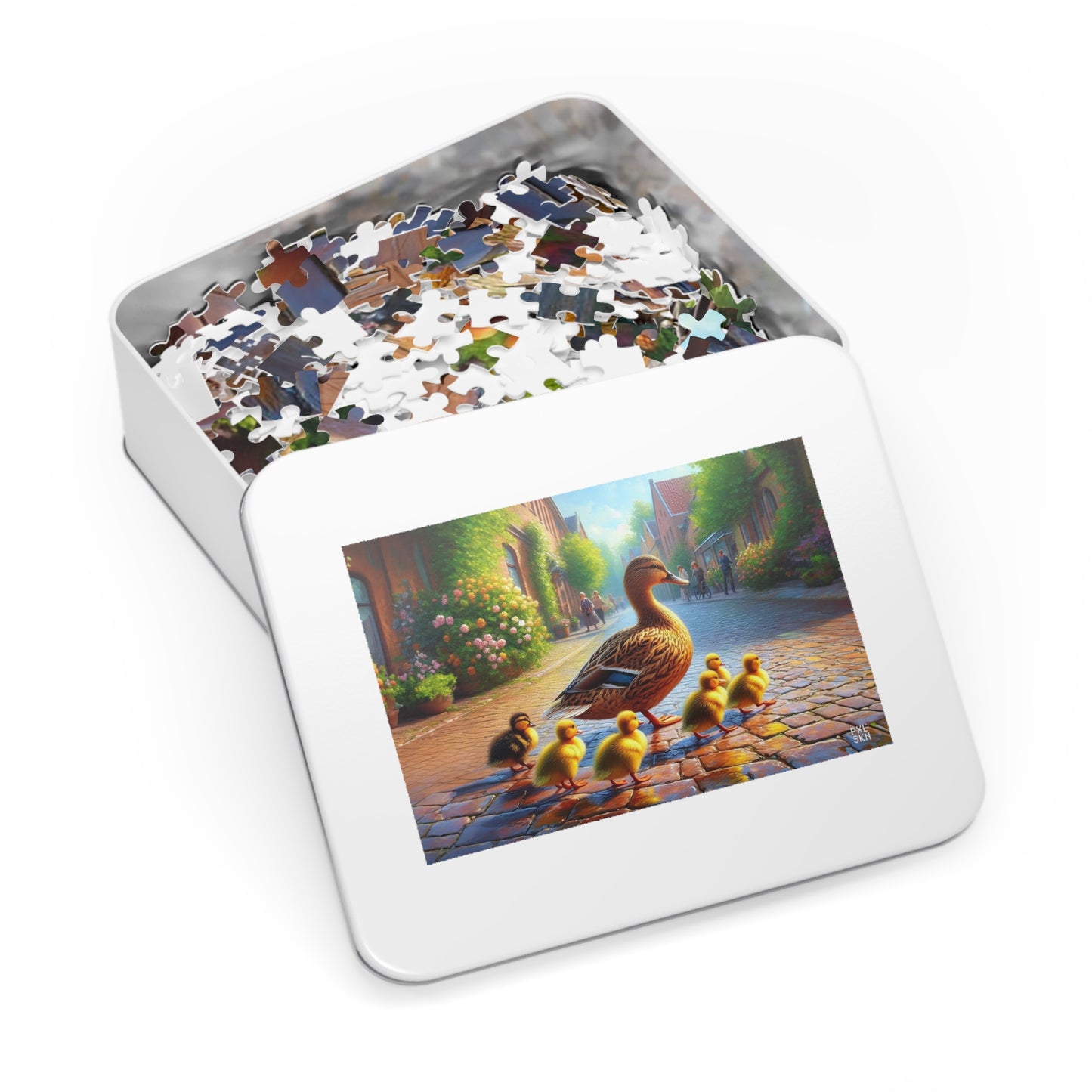 Duck Crossing | Jigsaw Puzzle (30, 110, 252, 500,1000-Piece)