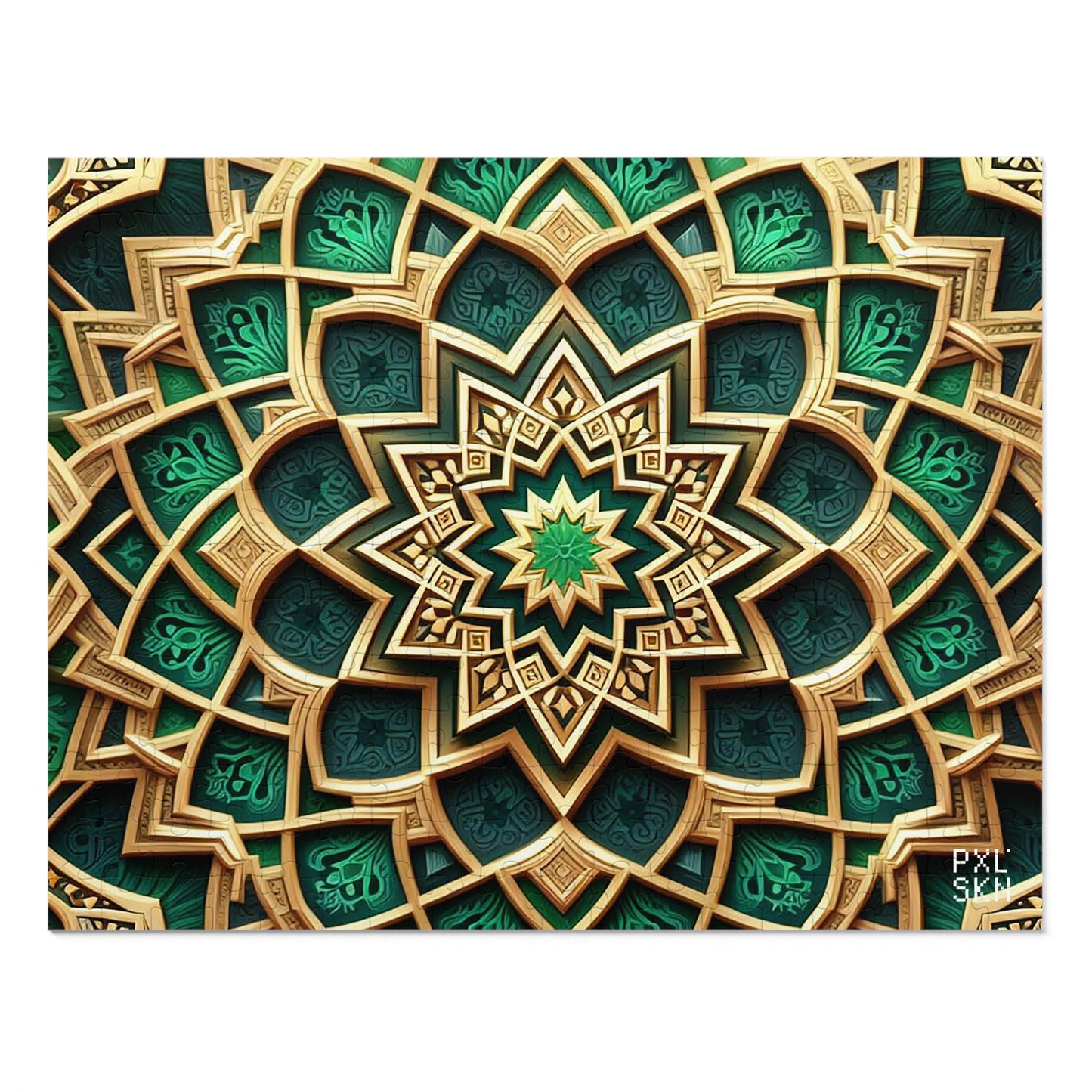 Emerald Lotus | Jigsaw Puzzle (30, 110, 252, 500,1000-Piece)