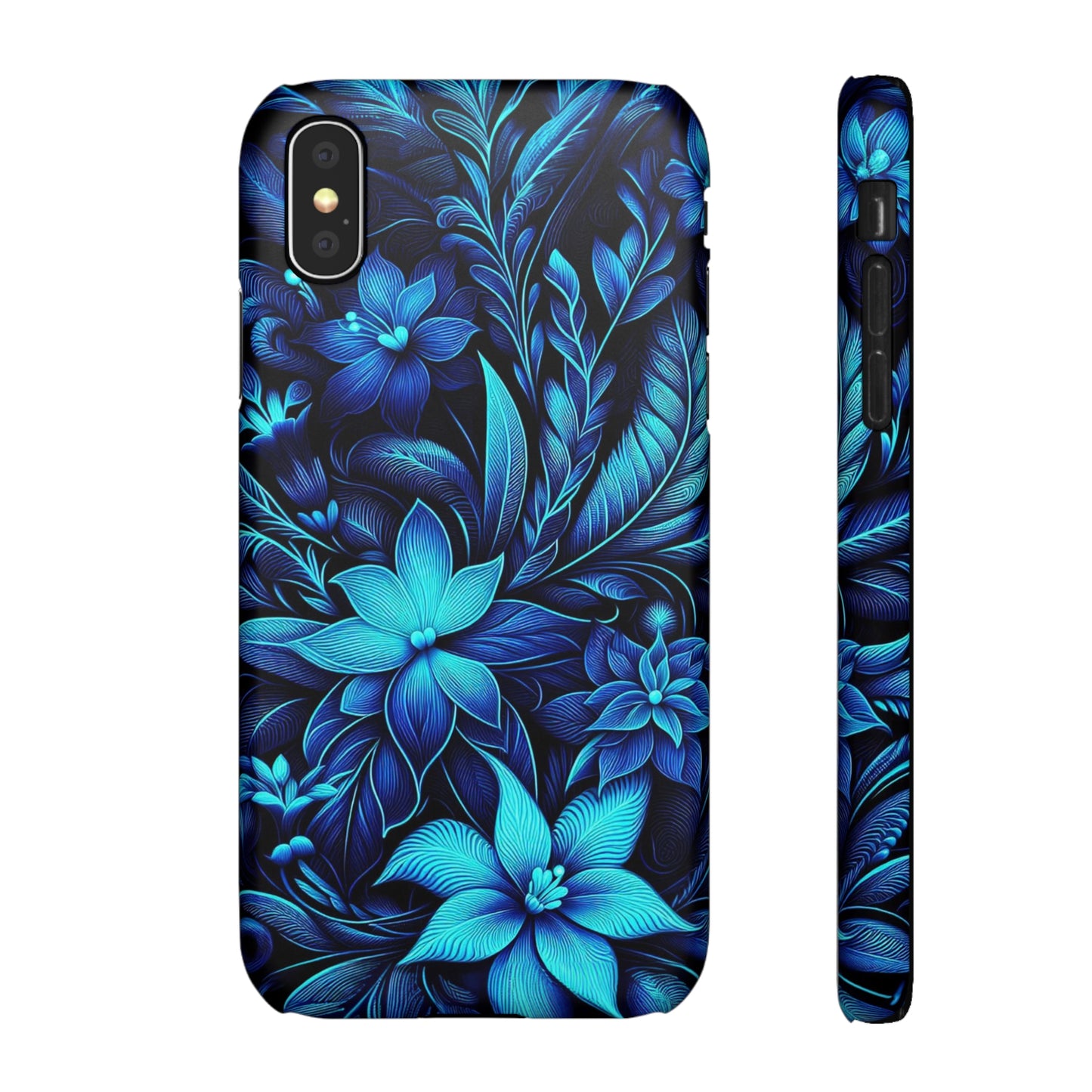 Botanical Blues | Snap Cases