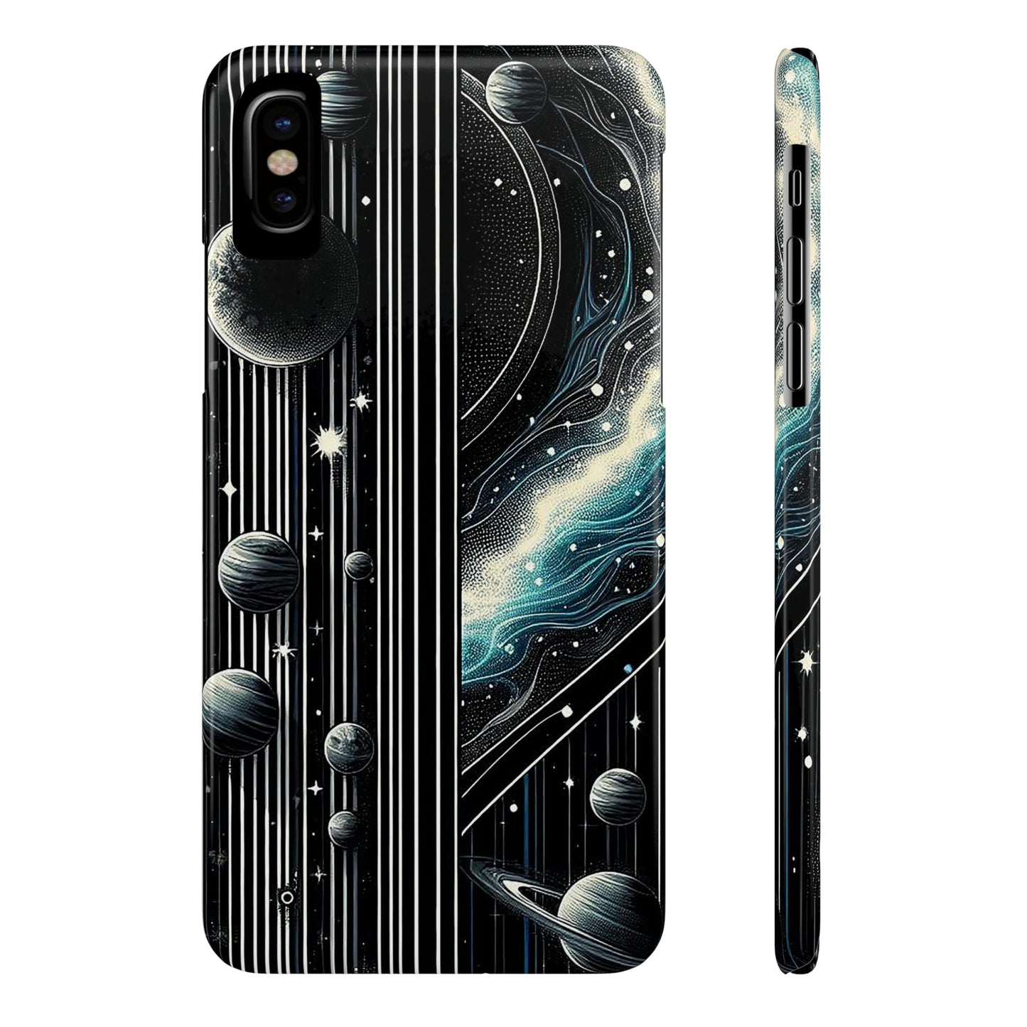 Galactic Pinstripe | Slim Phone Cases