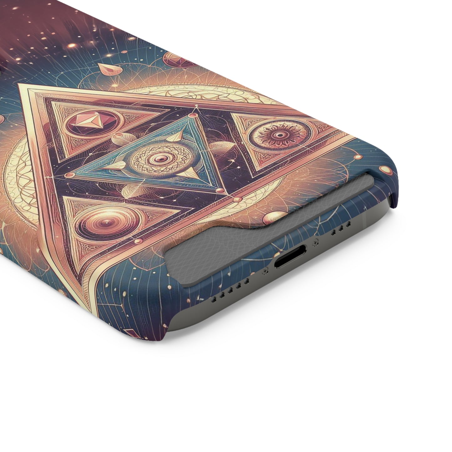 Divine Triangle | Phone Case With Card Holder
