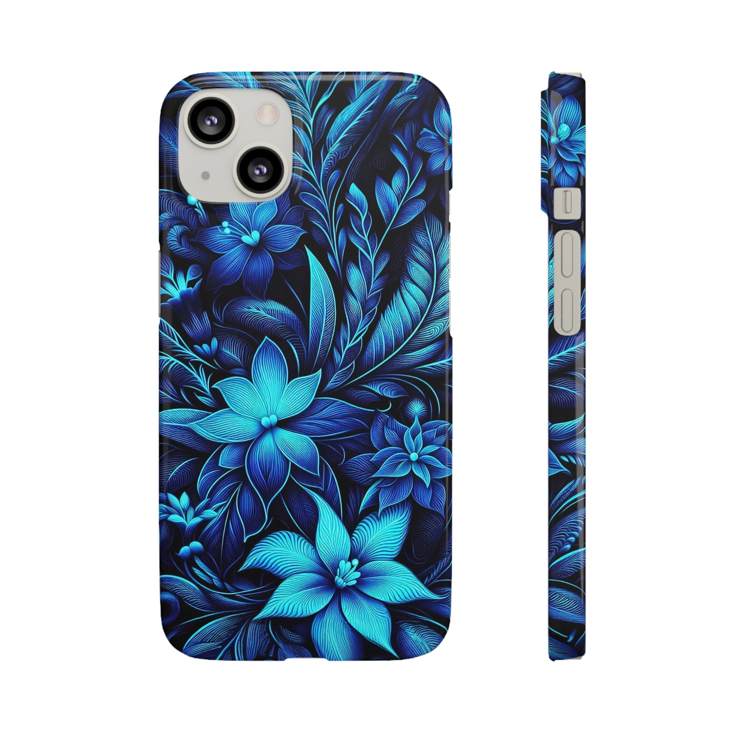 Botanical Blues | Snap Cases