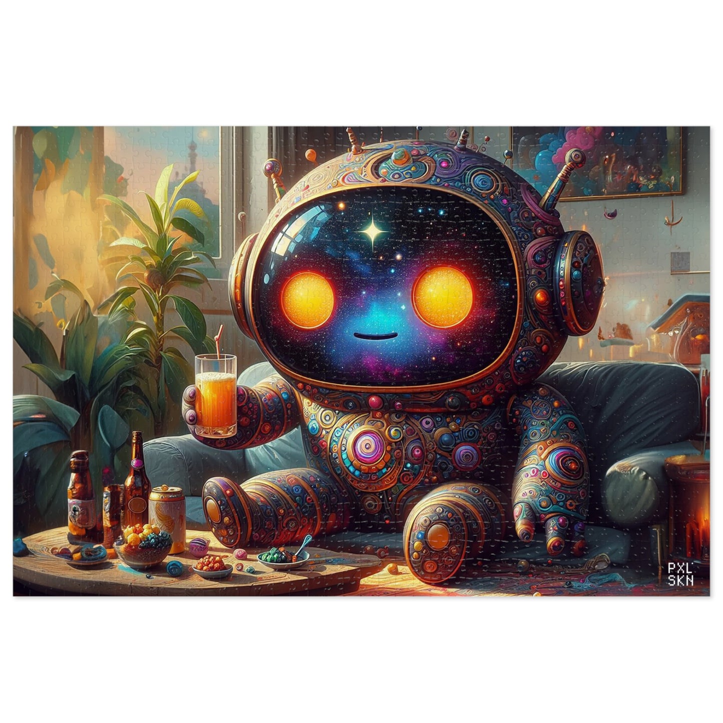 Breakfast with Cosmo | Jigsaw Puzzle (30, 110, 252, 500,1000-Piece)