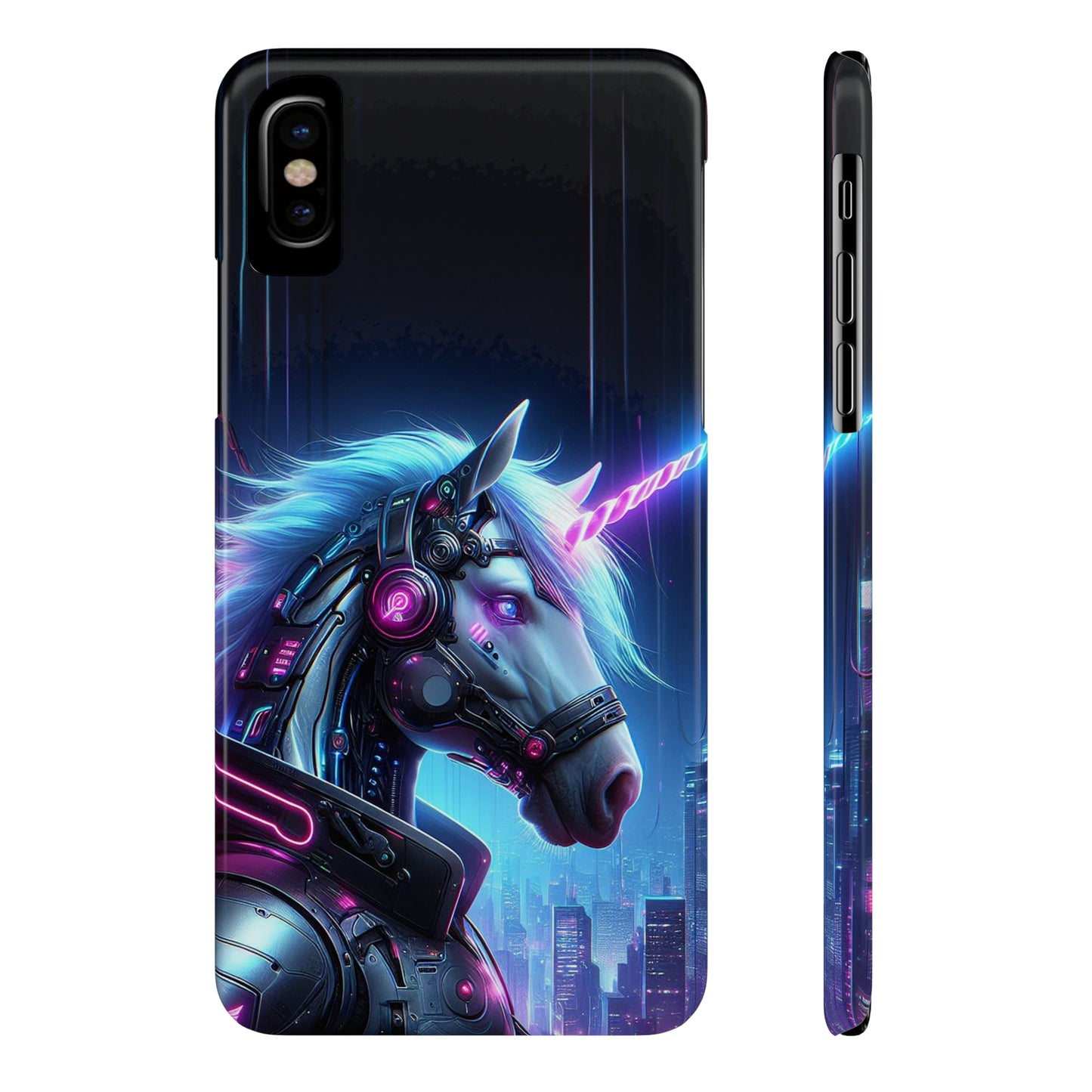 Neon Unicorn | Slim Phone Cases