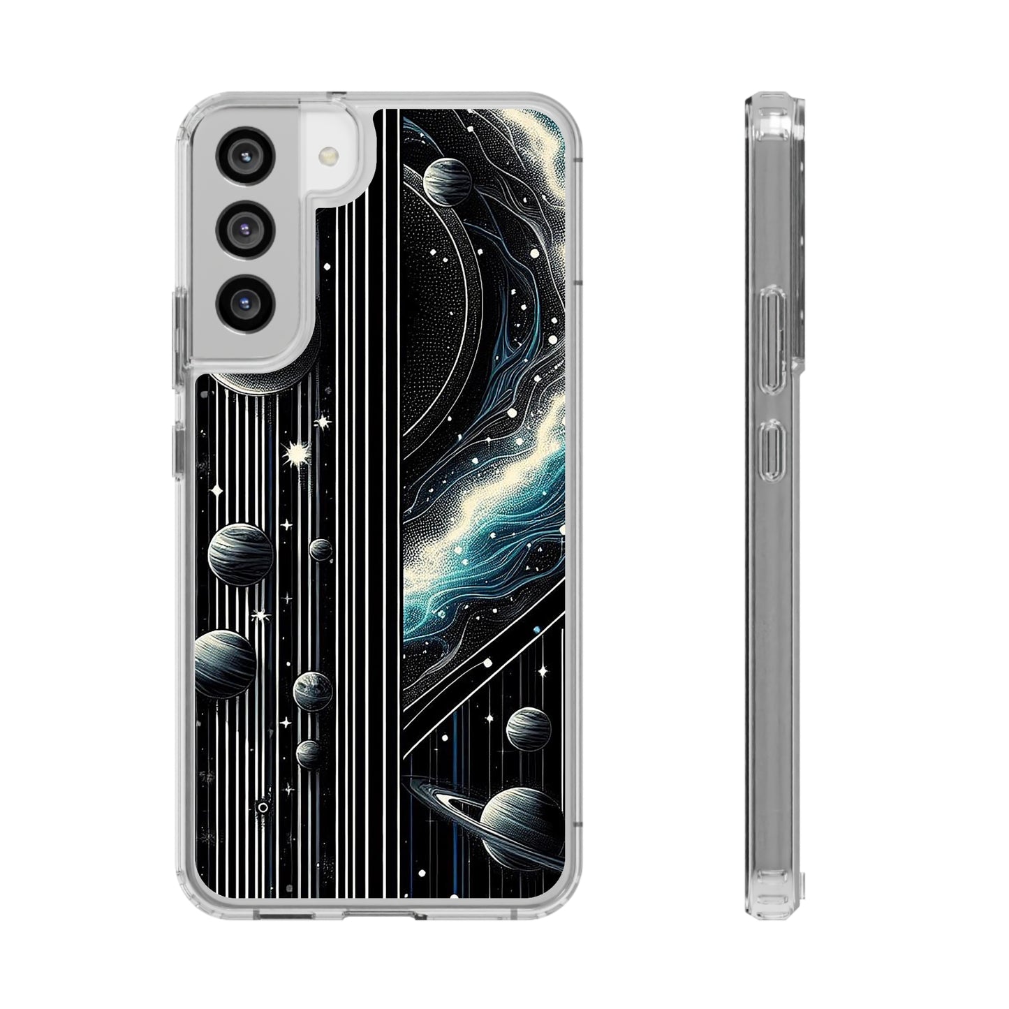 Galactic Pinstripe | Clear Cases