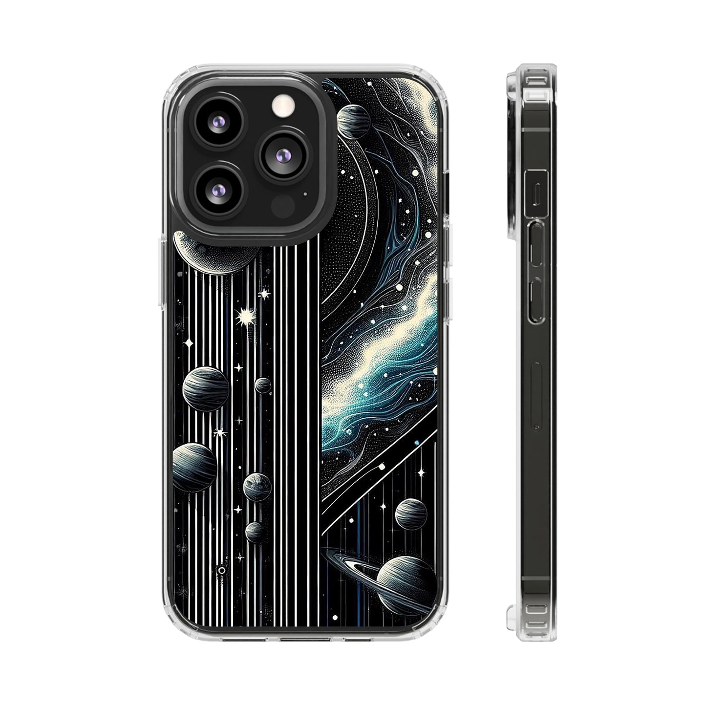 Galactic Pinstripe | Clear Cases