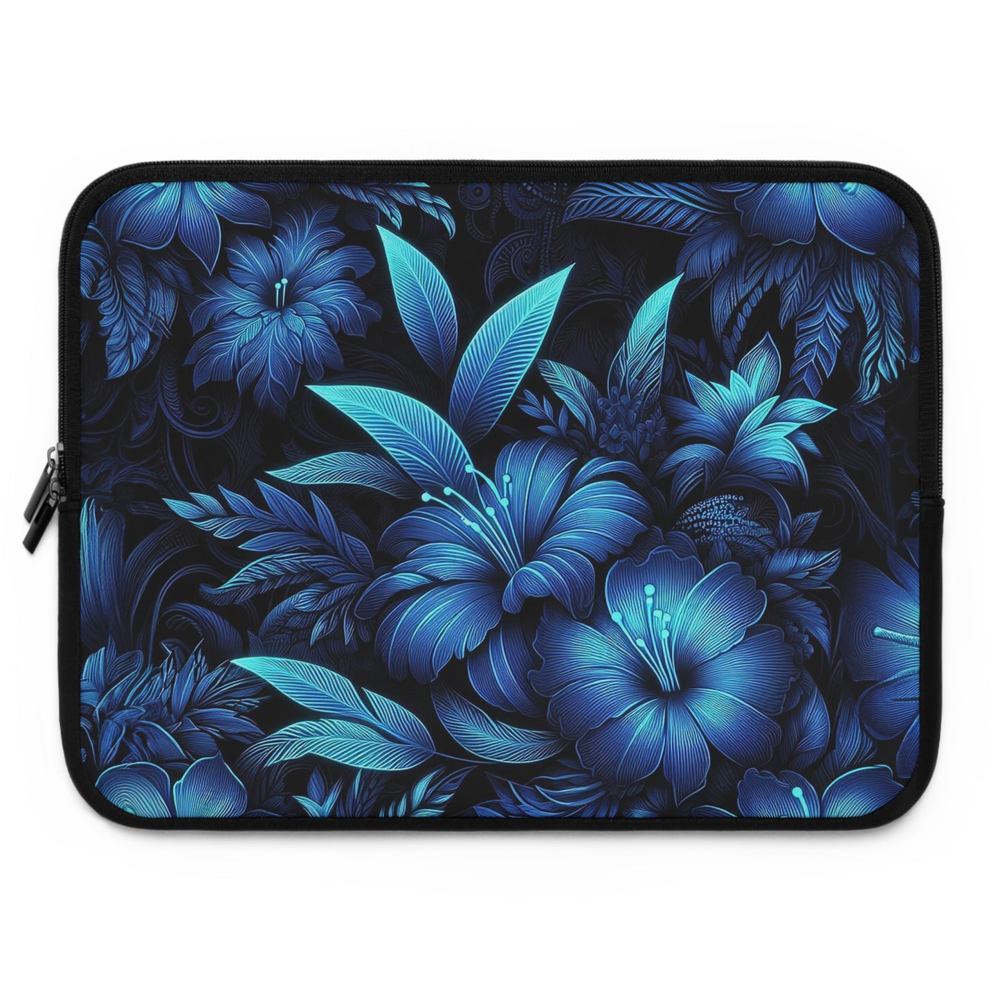 Cyan Blooms | Laptop Sleeve