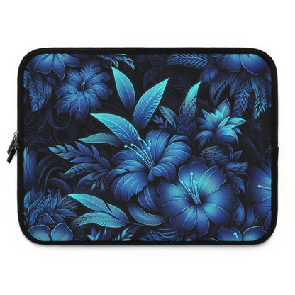 Cyan Blooms | Laptop Sleeve