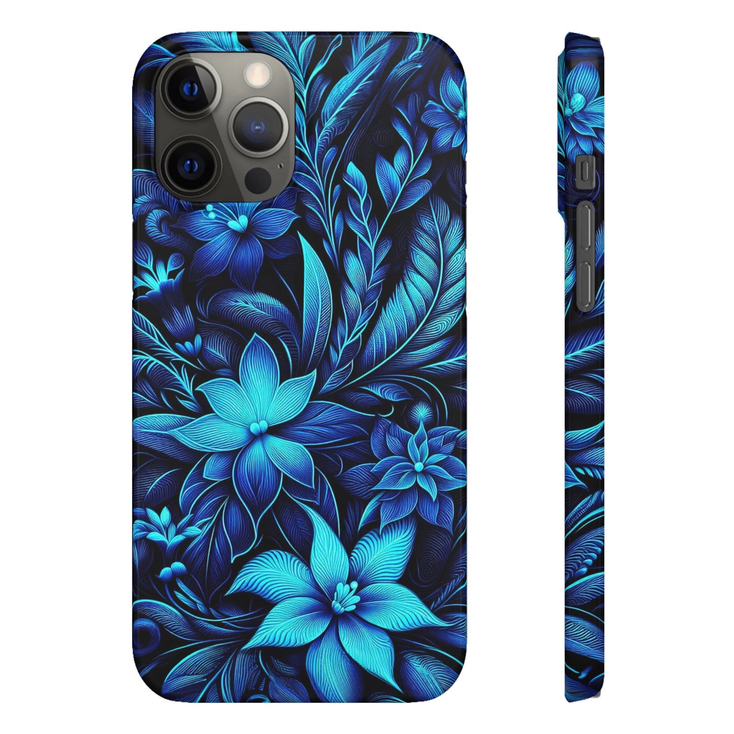 Botanical Blues | Snap Cases