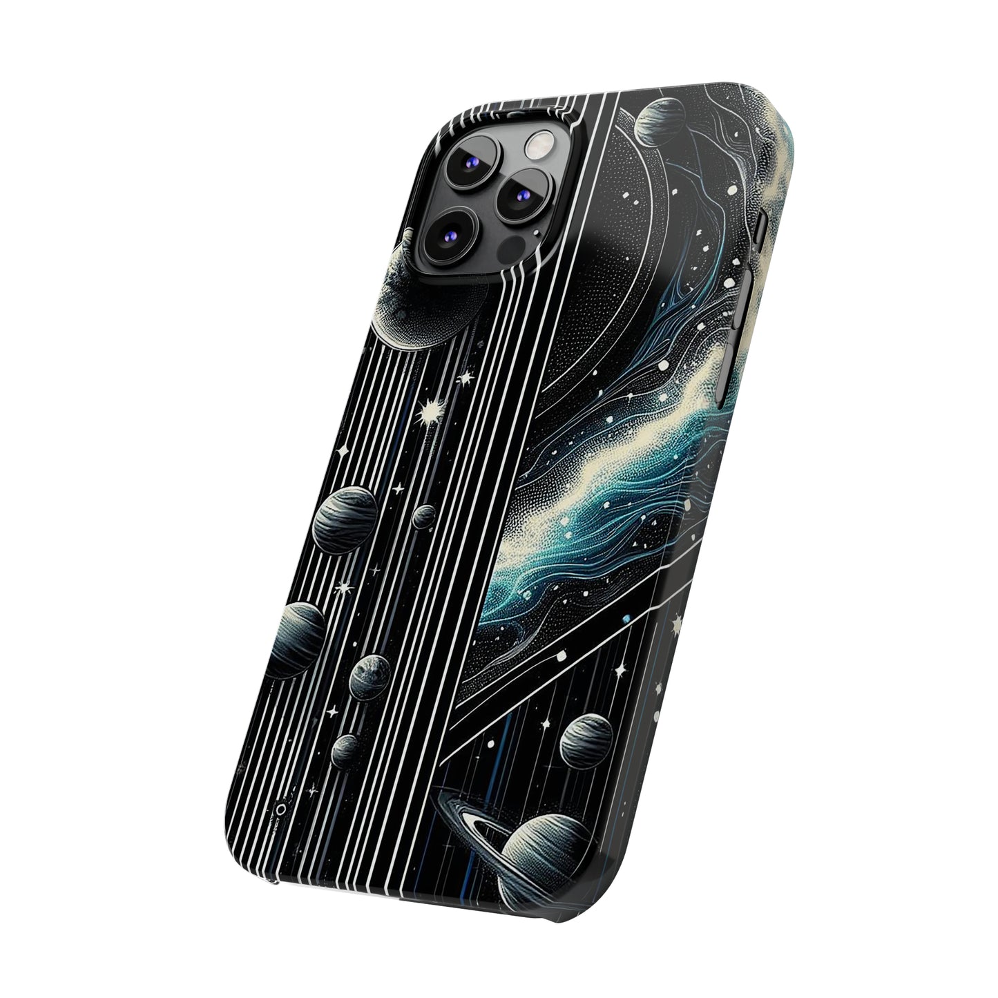 Galactic Pinstripe | Slim Phone Cases