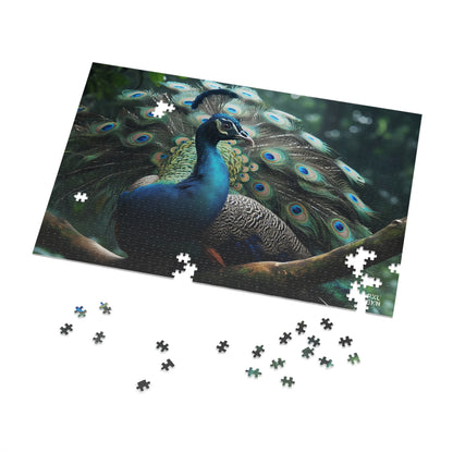 Peacock#1 | Jigsaw Puzzle (30, 110, 252, 500,1000-Piece)