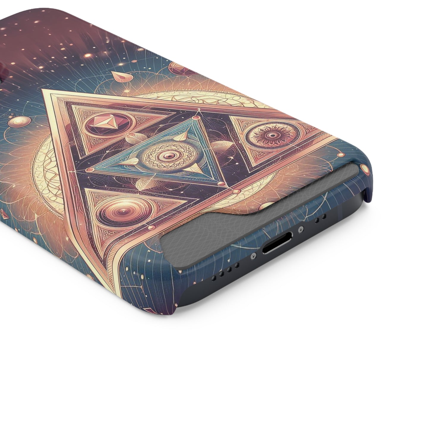 Divine Triangle | Phone Case With Card Holder