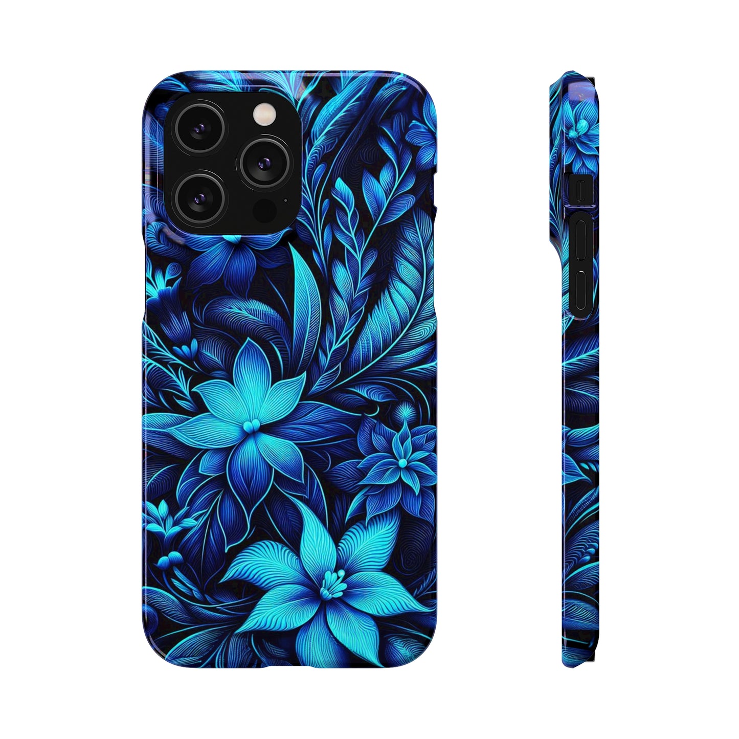 Botanical Blues | Snap Cases