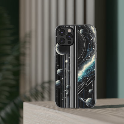 Galactic Pinstripe | Clear Cases