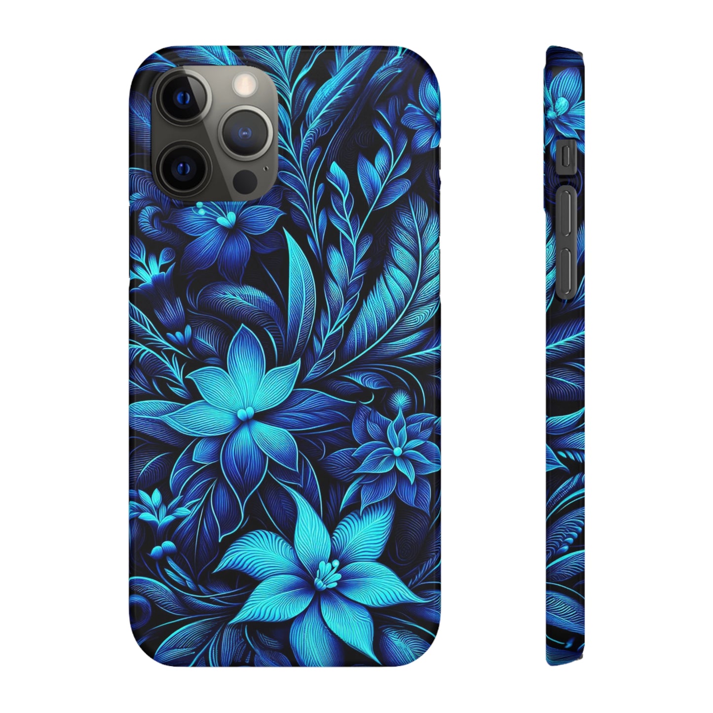 Botanical Blues | Snap Cases