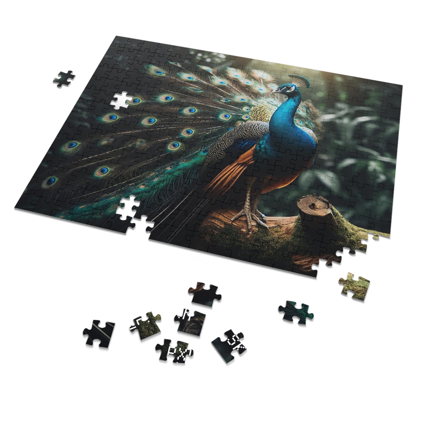 Peacock#3 | Jigsaw Puzzle (30, 110, 252, 500,1000-Piece)