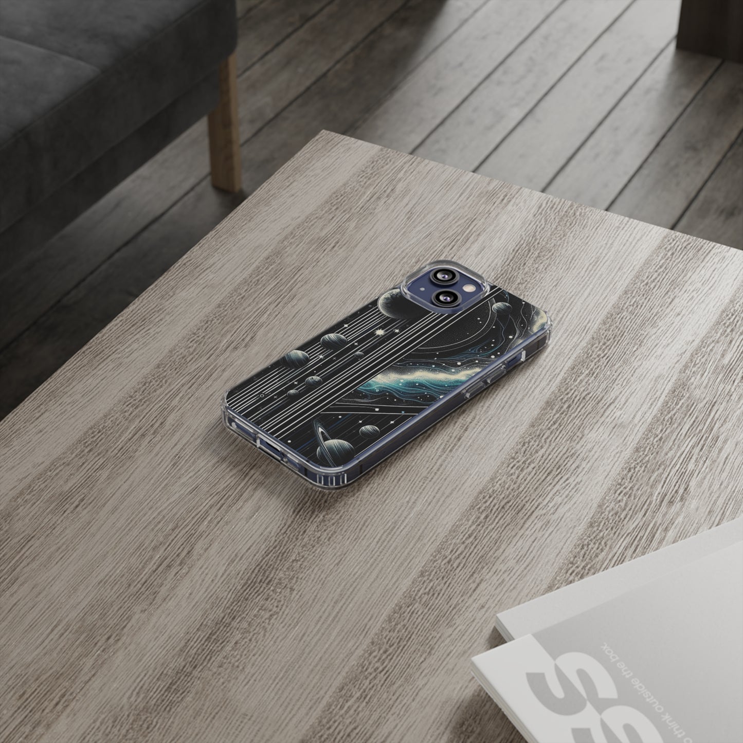 Galactic Pinstripe | Clear Cases