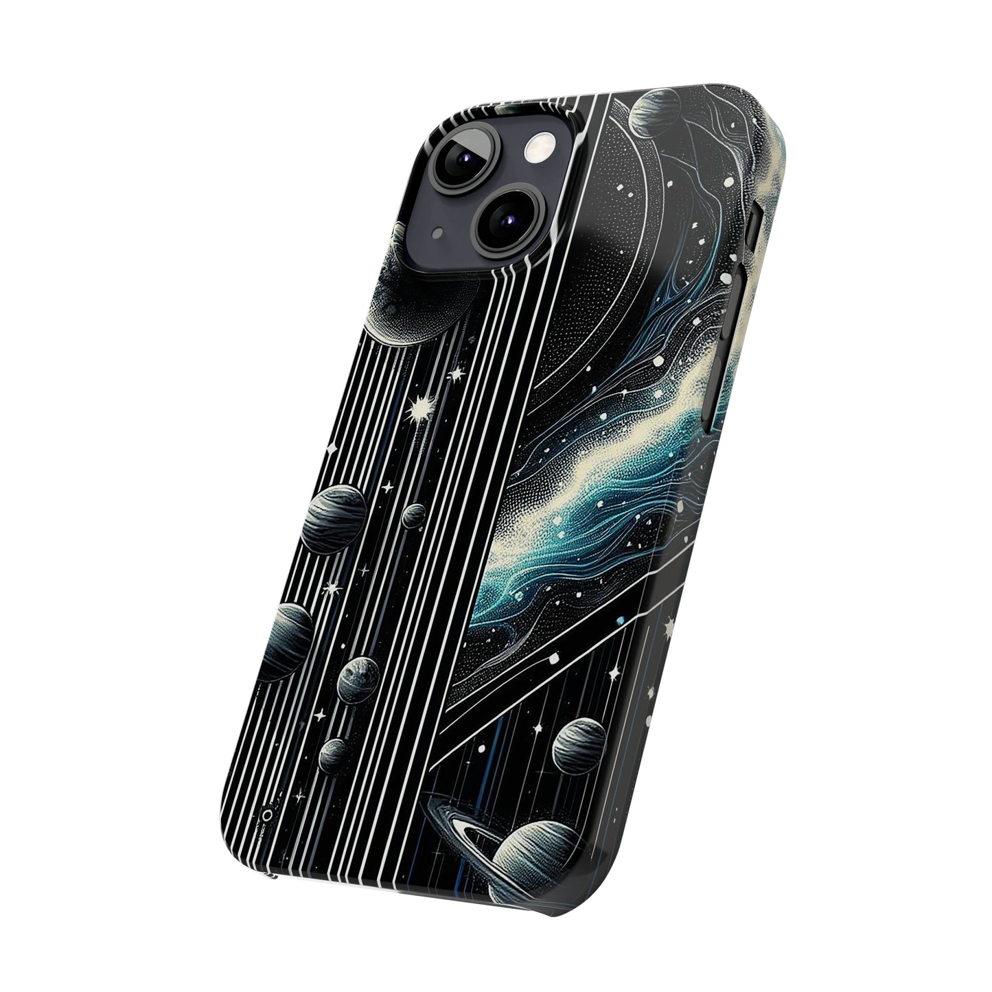 Galactic Pinstripe | Slim Phone Cases