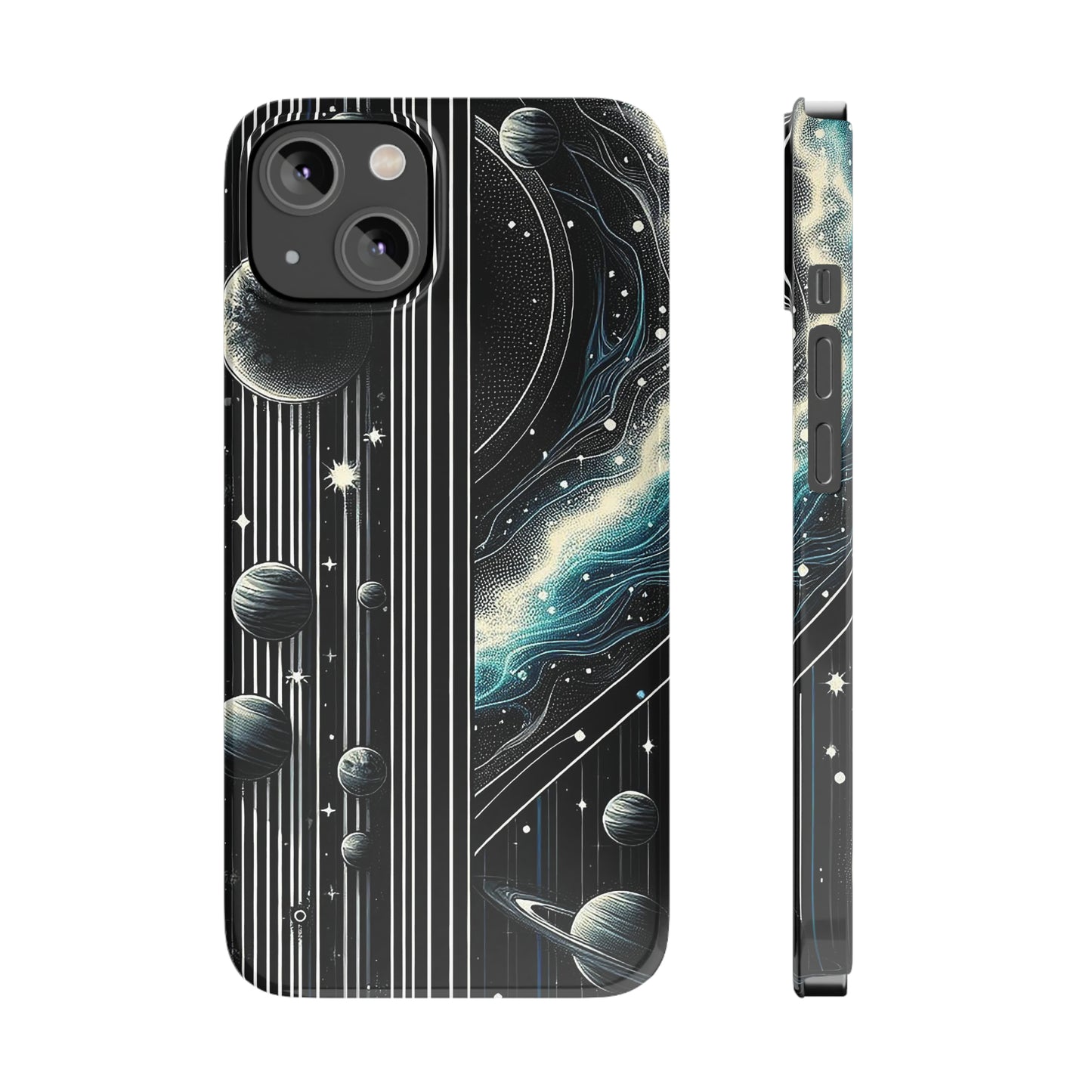 Galactic Pinstripe | Slim Phone Cases