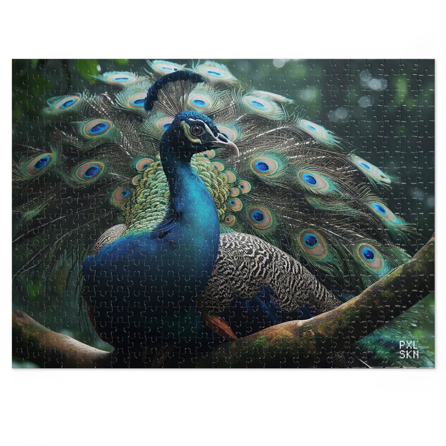 Peacock#1 | Jigsaw Puzzle (30, 110, 252, 500,1000-Piece)