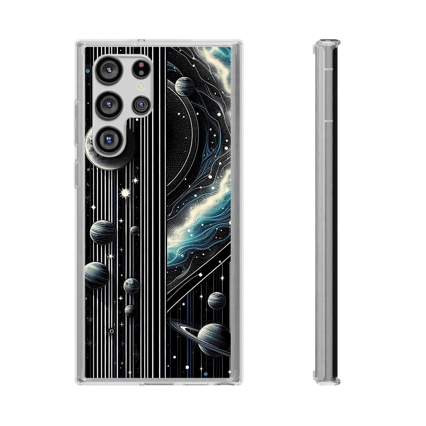 Galactic Pinstripe | Clear Cases