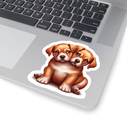 Two- Headed Pup | Kiss-Cut Stickers