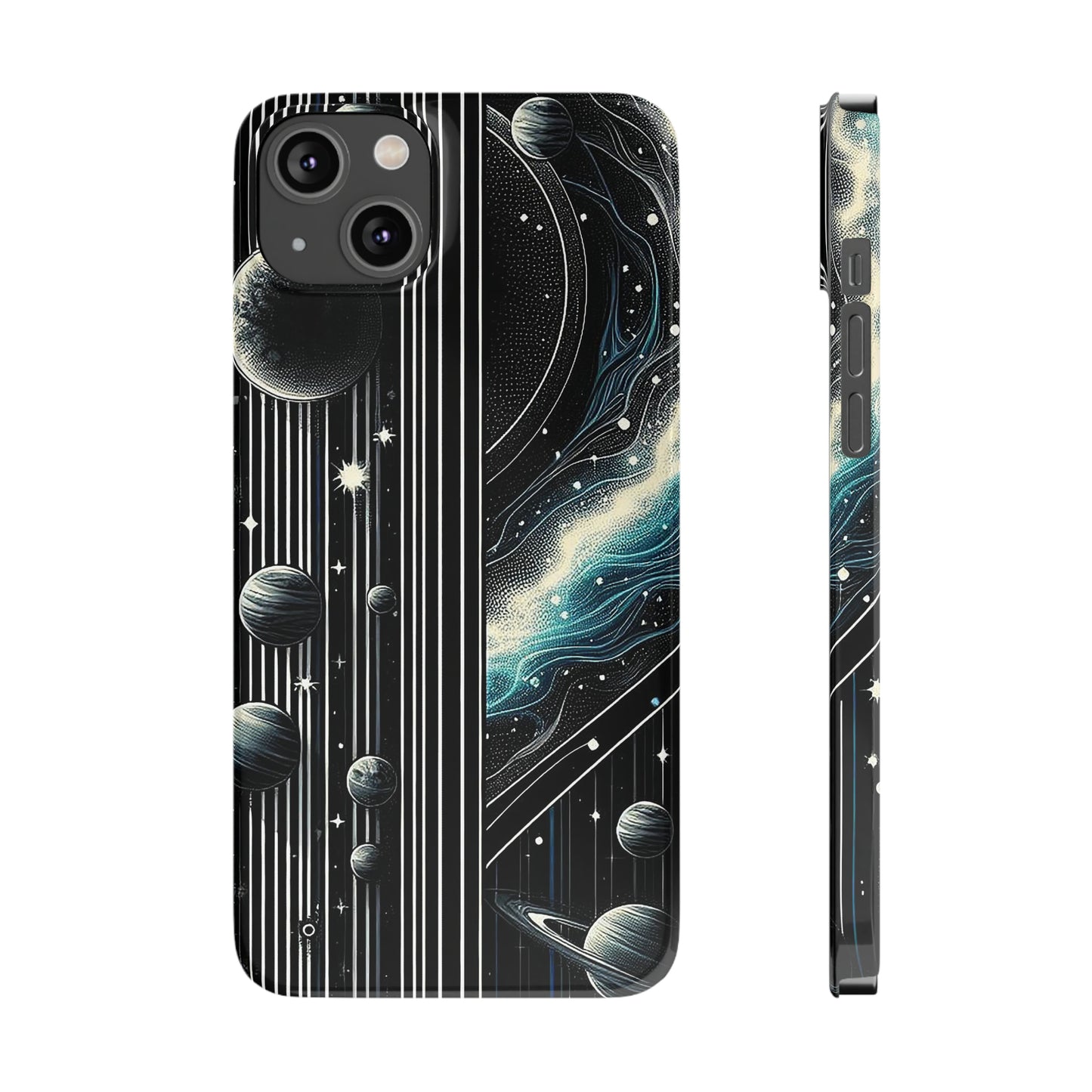 Galactic Pinstripe | Slim Phone Cases