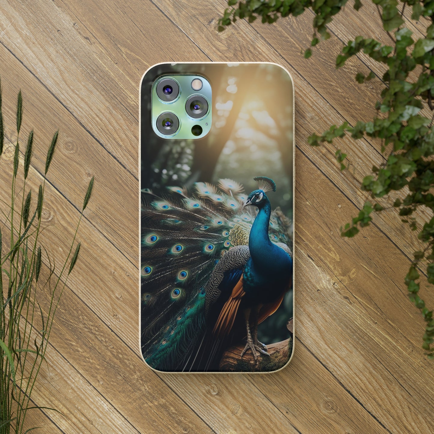 Peacock #3 | Biodegradable Cases