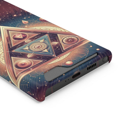 Divine Triangle | Phone Case With Card Holder