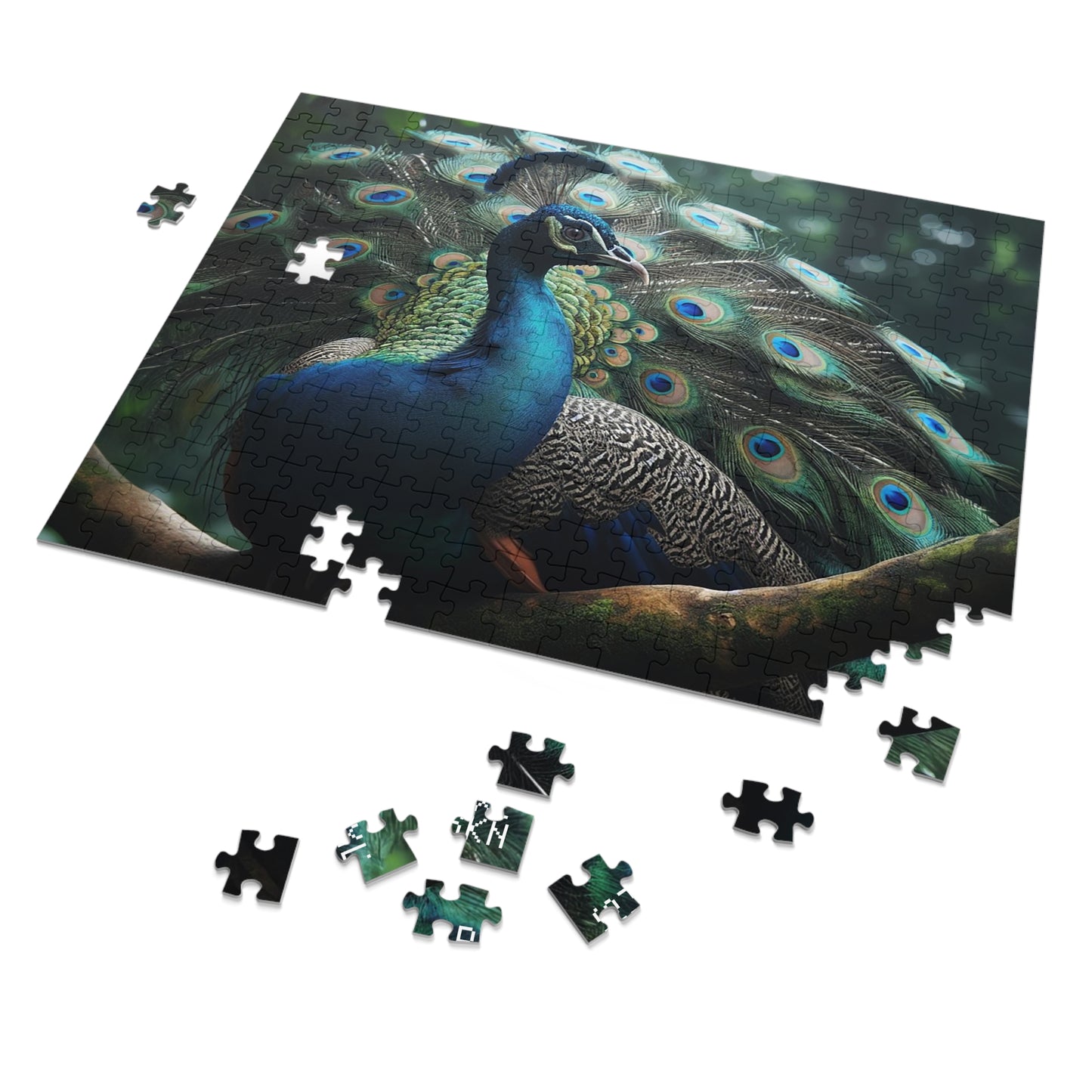 Peacock#1 | Jigsaw Puzzle (30, 110, 252, 500,1000-Piece)