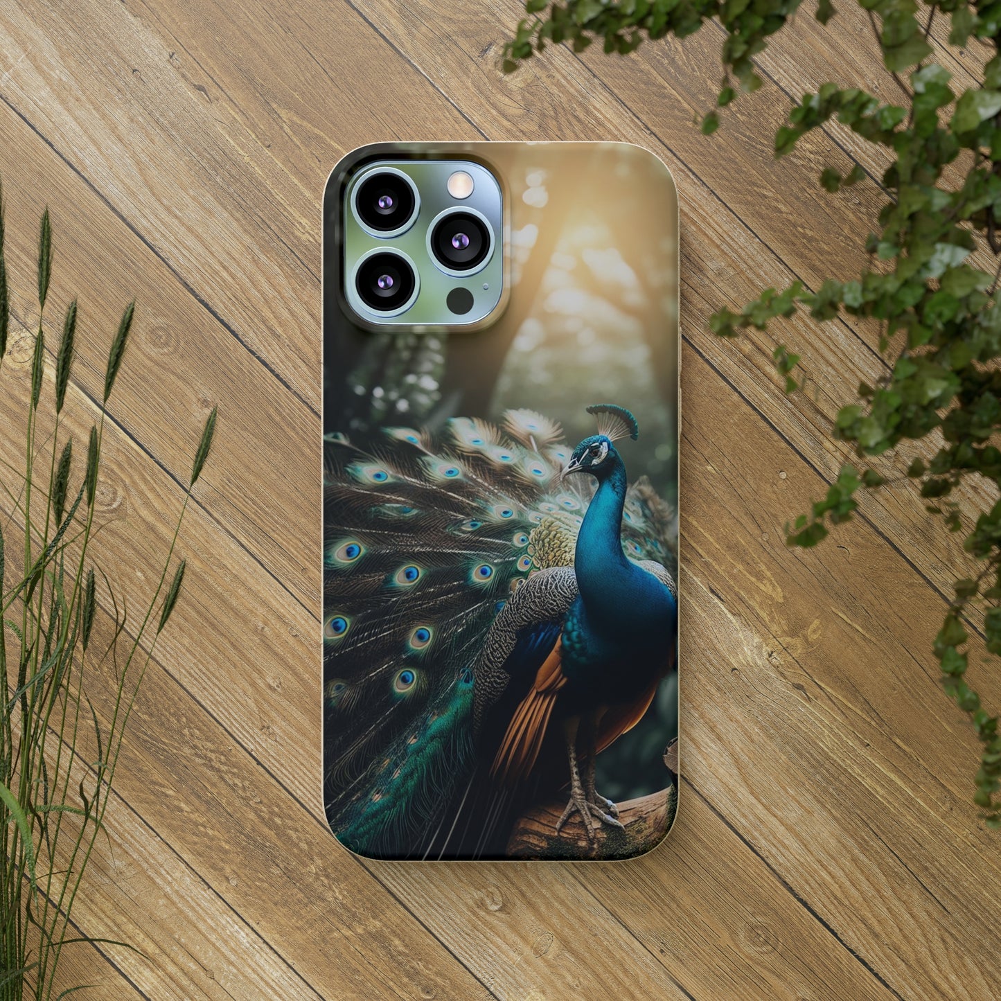 Peacock #3 | Biodegradable Cases