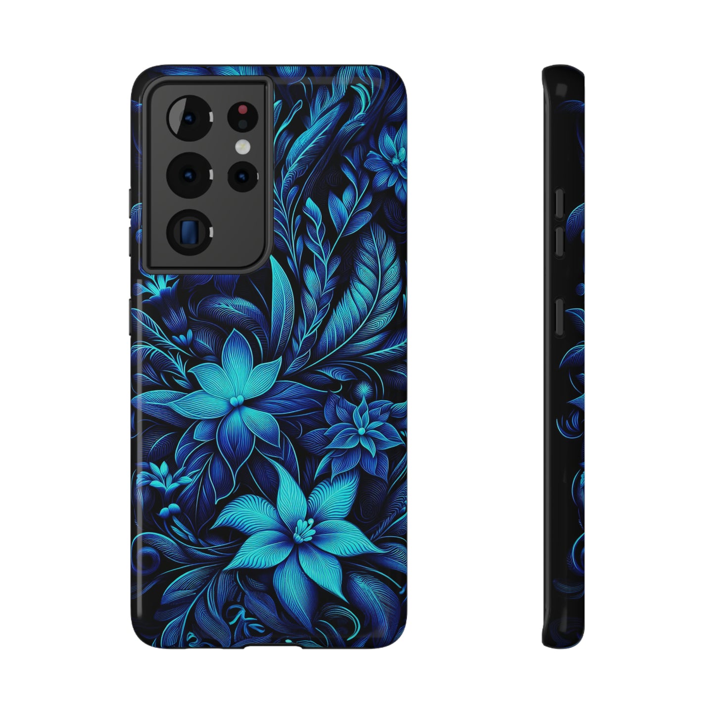 Botanical Blues | Impact-Resistant Cases