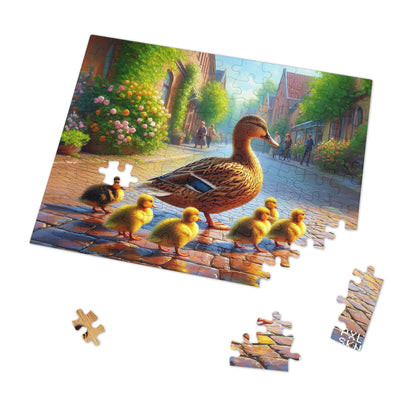 Duck Crossing | Jigsaw Puzzle (30, 110, 252, 500,1000-Piece)