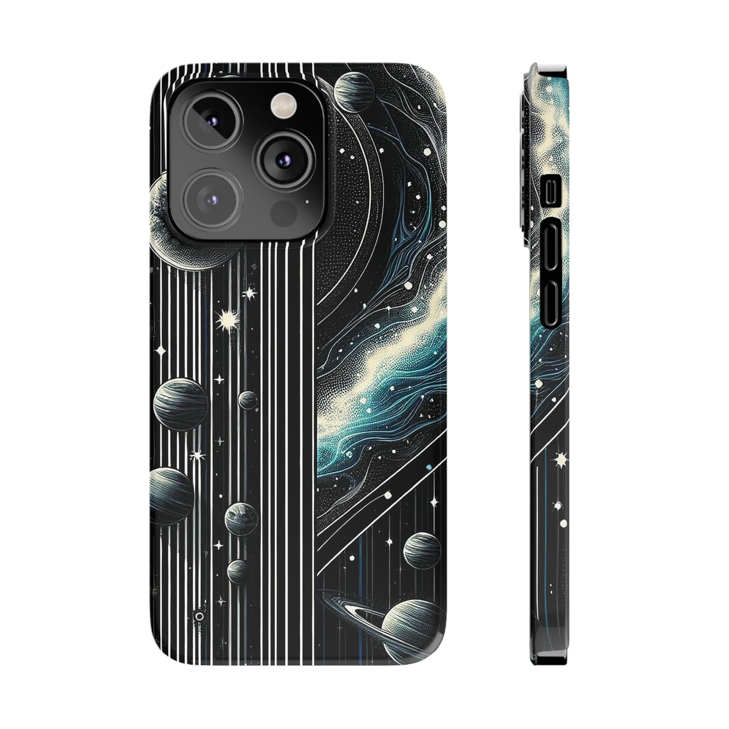 Galactic Pinstripe | Slim Phone Cases