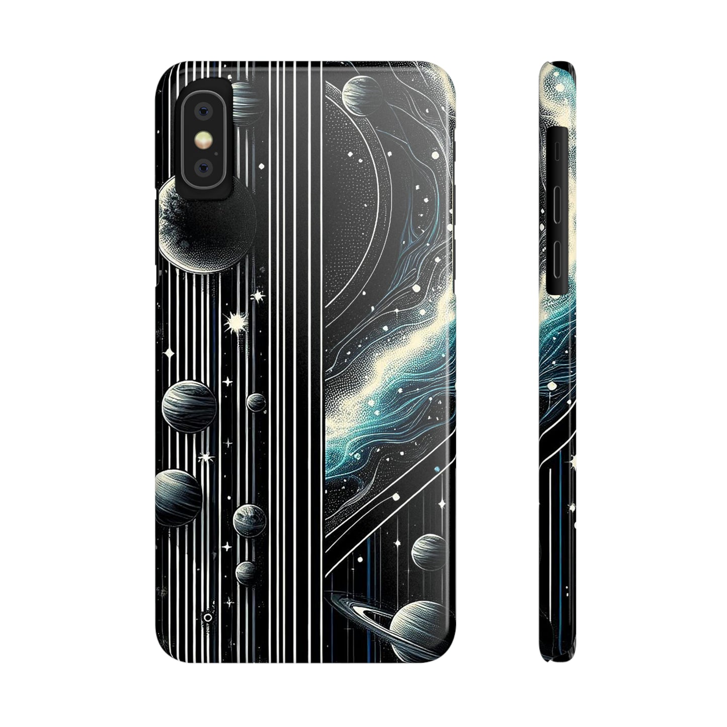 Galactic Pinstripe | Slim Phone Cases