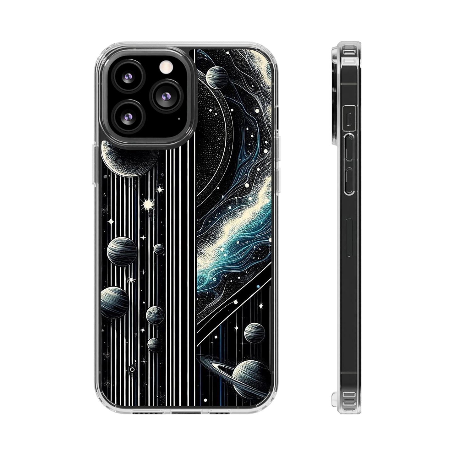 Galactic Pinstripe | Clear Cases