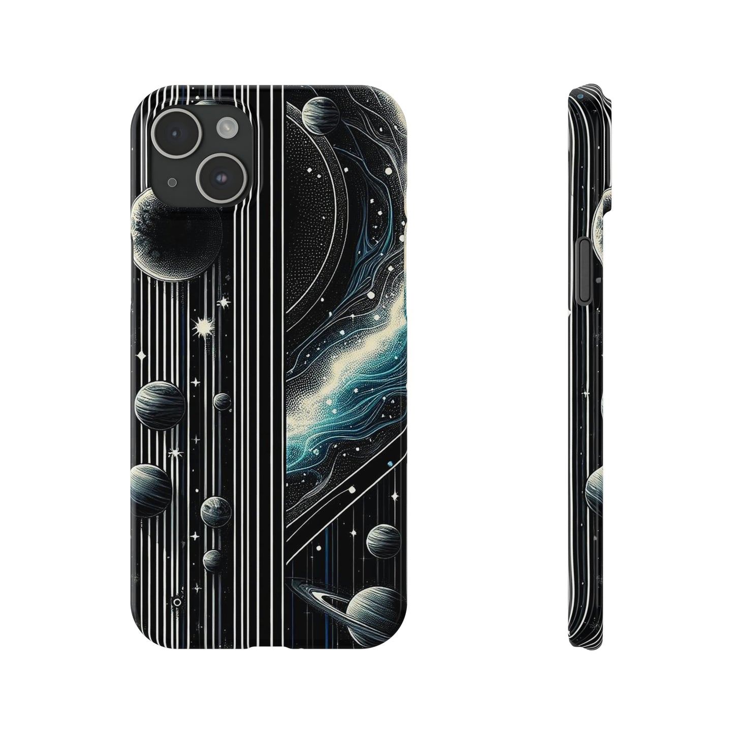 Galactic Pinstripe | Slim Phone Cases