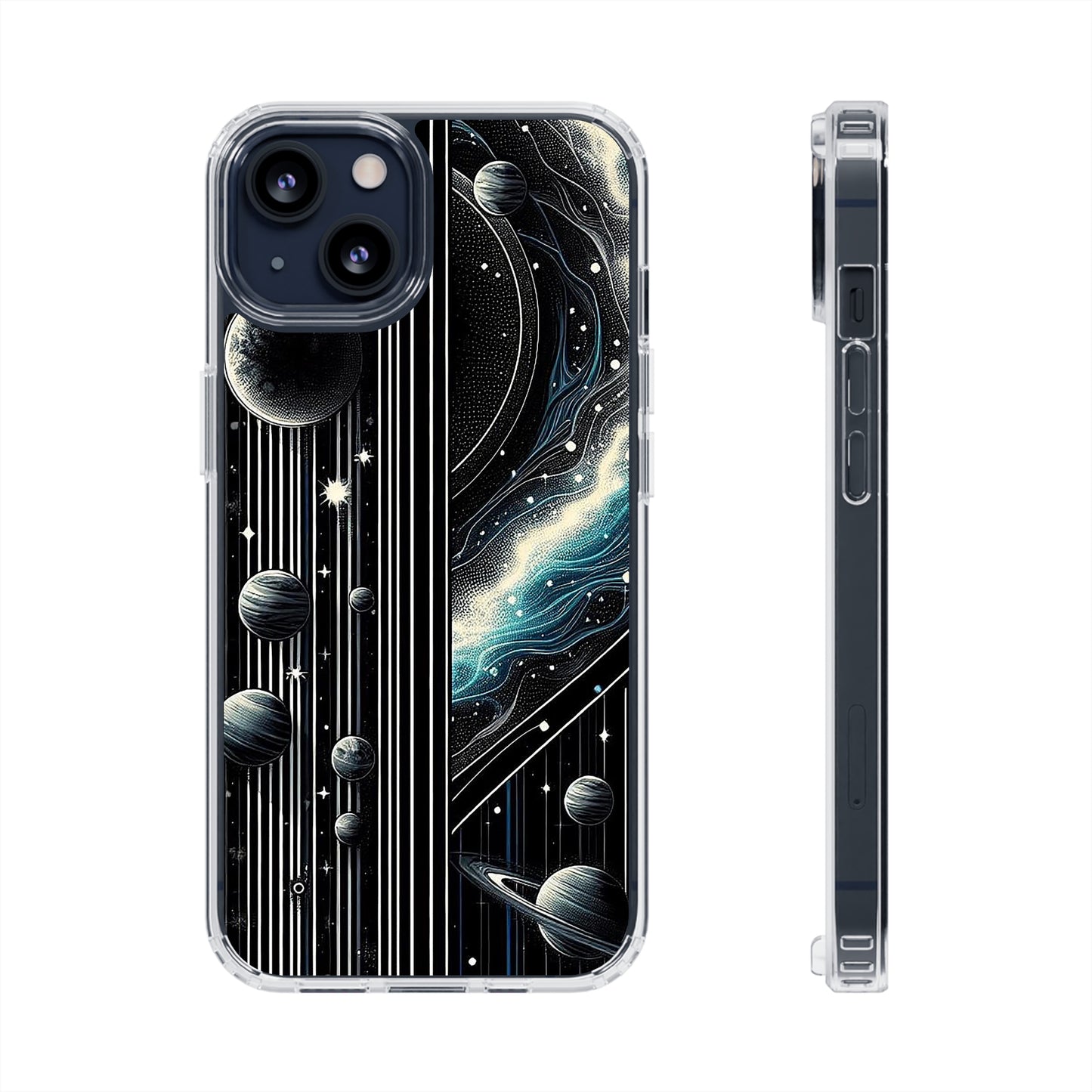 Galactic Pinstripe | Clear Cases