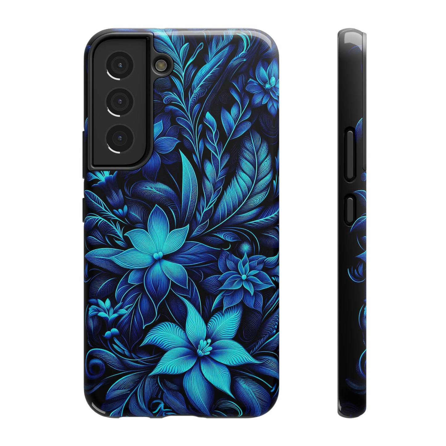 Botanical Blues | Impact-Resistant Cases