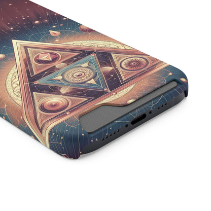 Divine Triangle | Phone Case With Card Holder