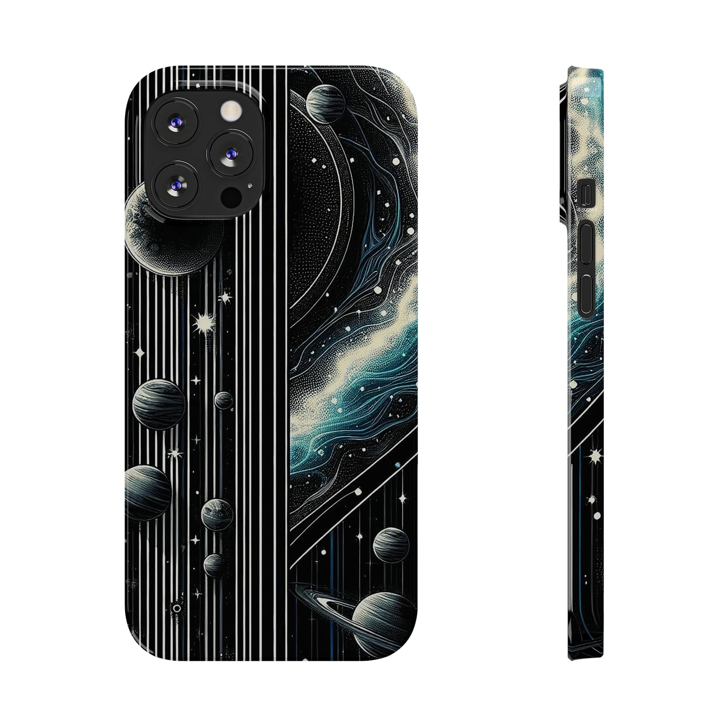 Galactic Pinstripe | Slim Phone Cases