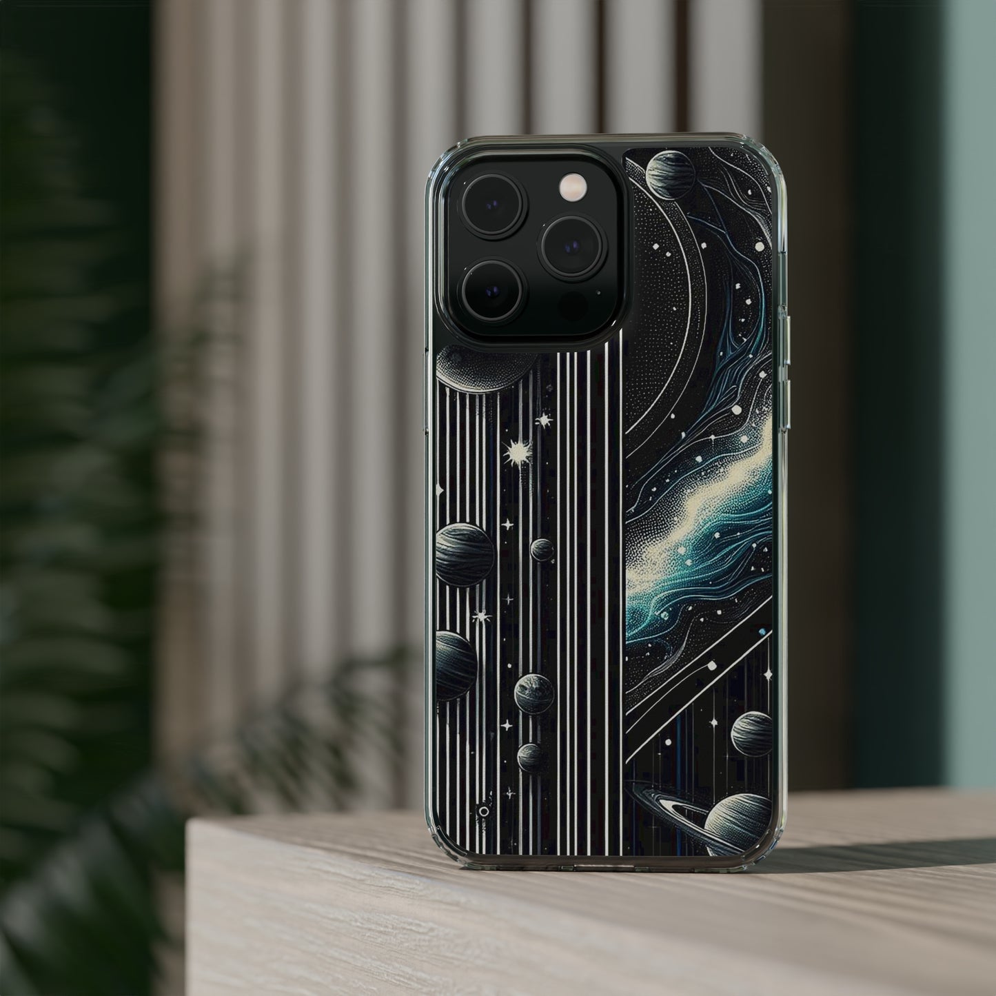 Galactic Pinstripe | Clear Cases