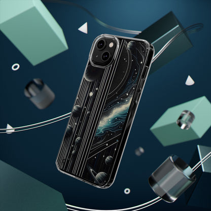 Galactic Pinstripe | Clear Cases